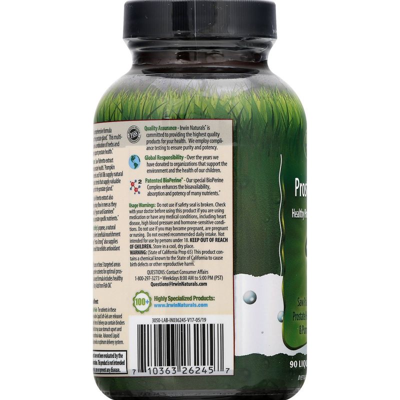 Irwin Naturals Prosta-Strong Dietary Supplement Liquid Softgels - 90ct, 5 of 7