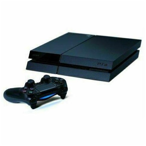 PlayStation 4 500GB Black Gaming Console With Wireless Controller -  Manufacturer Refurbished - Black