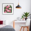 Stupell Industries Pink Hydrangea Impressions Framed Print Under Glass - 3 of 4
