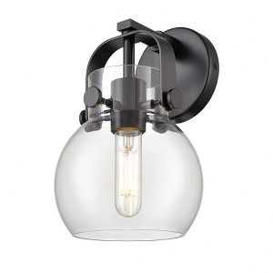 Pilaster II Sphere - 1 Light Wall Sconce In Industrial Style-9.75 Inches Tall and 6.5 Inches Wide - 1 of 1