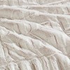Sapphtopaz Print Long Faux Fur Twin/Twin XL Comforter Mini Set, Brushed Fur/Mink Reverse, 2-Piece Sheets Bedding Set with Sham - 3 of 4