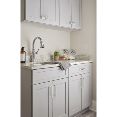 Polished Chrome 5-1/16" Modern Industrial Cabinet Pull