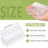 Aoibox 2-Pack Plastic Soap Holder with Self-Draining Design, Soap Tray and Saver for Bathroom, Toilet, Shower, Kitchen, and Restaurant Counter (Clear) - 2 of 4