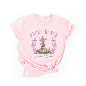 Simply Sage Market Women's Coquette Paris Social Club Short Sleeve Graphic Tee - 1 of 3
