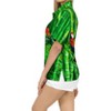 LA LEELA Button Down Shirt for Women Casual Summer Beach Party Dressy Colourful Blouses Short Sleeve Vacation Tops Hawaiian T Shirts - 2 of 4