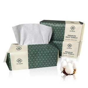 Disposable Face Towels Multi-Use Extra-Thick Super-Soft Eco-Friendly Biodegradable 240 Count Facial Tissue for Cleansing, Skincare, Makeup Remover - 1 of 4