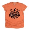 Simply Sage Market Women's Leopard Hey Pumpkin Short Sleeve Garment Dyed Tee - 2 of 4