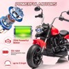 Jojoka 12V Kids Ride On Motorcycle, 3-Wheel Electric Bike with Training Wheels, Music, One-Button Start, Reverse, USB & Headlight - 4 of 4