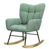 CAVINAS Accent Chair Rocking Chair Modern Glider Rocking Chair Lounge Chair Comfy Chair - 4 of 4