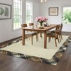 Area Rugs Washable Modern Bordered Rug Low Pile Non-Slip Rugs for Living Room Geometric Indoor Floor Carpet - 2 of 4
