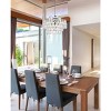 Elegant Lighting Mila 18 inch pendant in chrome - 2 of 4