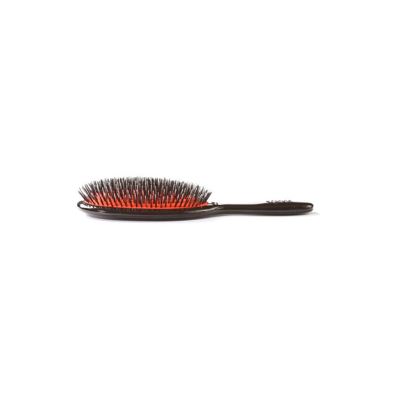 Bass Brushes Elite Series Shine & Condition Hair Brush with Ultra-Premium Natural Bristle & Nylon Pin High Polish Acrylic Handle, 4 of 5