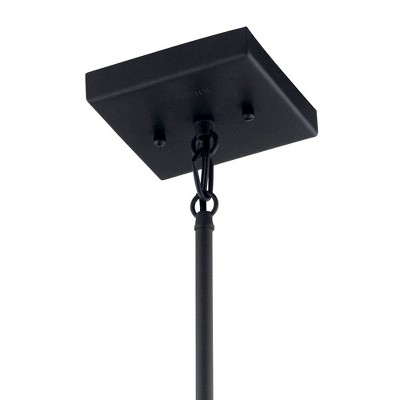 Ridgewood Textured Black Mini Pendant 1-Light Farmhouse Elegance