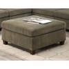 PAGED Upholstered Ottoman Contemporary Entryway Bench with Plush Pillow Top Seat, Foot Stool for Entryway, Living Room - 2 of 4