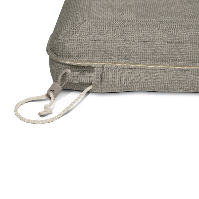 Duck Covers Weekend Water-Resistant Outdoor Chaise Cushion - Classic Accessories, 4 of 8