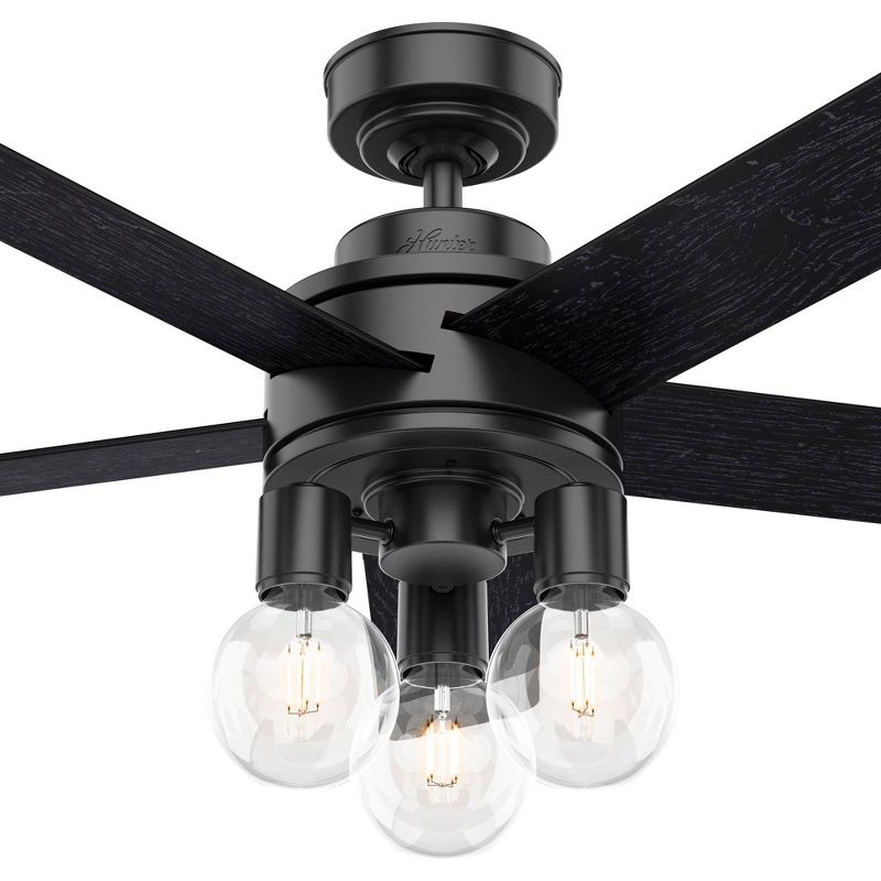 52" Hardwick Ceiling Fan with Remote (Includes LED Light Bulb) - Hunter Fan, 5 of 12
