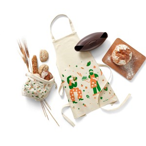 Lekue Home Baker Kit with Lekue Bread Maker, Apron, Bread Basket Liner - 1 of 4