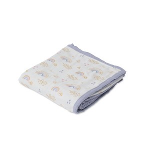 Little Unicorn Deluxe Muslin Quilt - 1 of 4