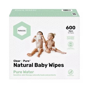 Parasol Clear+Pure Natural Baby Wipes - 1 of 4