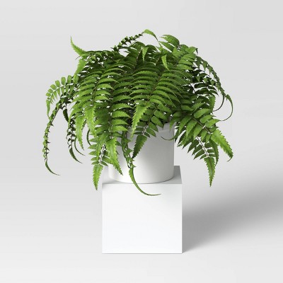 Artificial fern mini plant