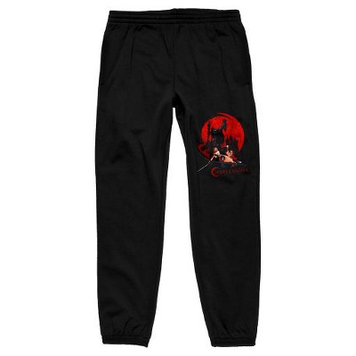 Yasuke Anime Cartoon Dark General Character Men's Black Sweatpants-XXL