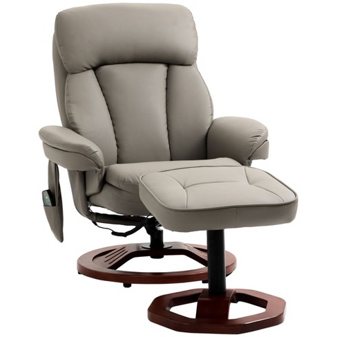 Electric vibrating reclining discount massage chair with ottoman