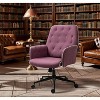 PAGED Adjustable Computer Chair Executive Office Chair with Foot Rest and High Back, Comfy Desk Chair for Office, Bedroom - 4 of 4