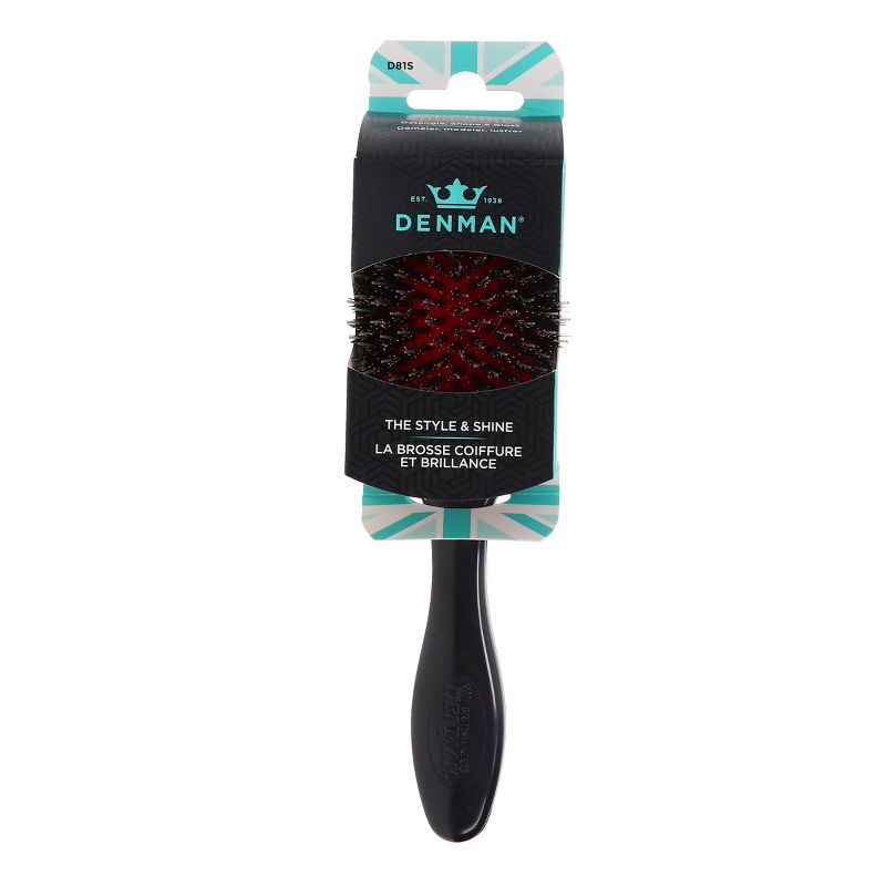 Denman Brush D81S Small Style and Shine Brush Black, 5 of 7