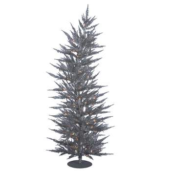 Vickerman Silver Dural LED Laser Artificial Christmas Tree