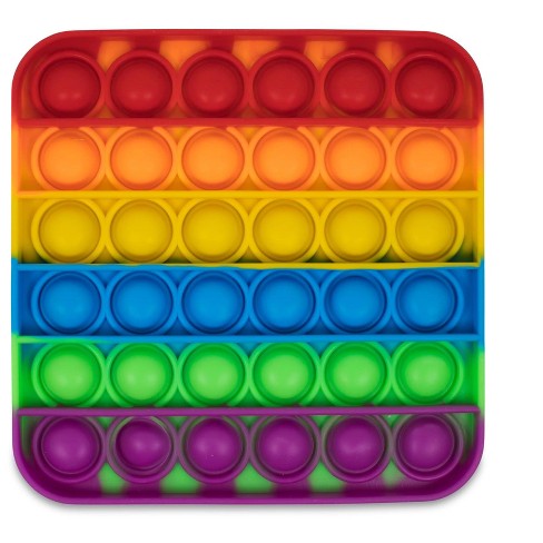 Tye Dye Rainbow Marble Poppit Bubble Fidget Sensory Toys Kids Adults New Range 