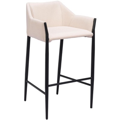 Zuo Andover Barstool Beige