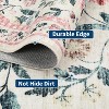 homfan Washable Runner Rug for Hallway Floral Print Kitchen Runner with Non-Slip Backing, Non-Shedding Low Pile Accent Rug - 3 of 4