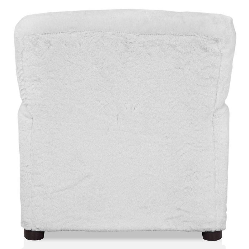 Nuea Faux Fur Kids&#39; Chair White - Homes: Inside + Out, 6 of 11