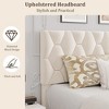 Upholstered Platform Bed Frame with Adjustable Headboard – Heavy-Duty, Noise-Free, No Box Spring Needed - 4 of 4