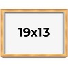 PosterPalooza | Minimalist Shadow Box Brown Picture Frame - UV Acrylic, Backing Board, Hanging Hardware - 2 of 4