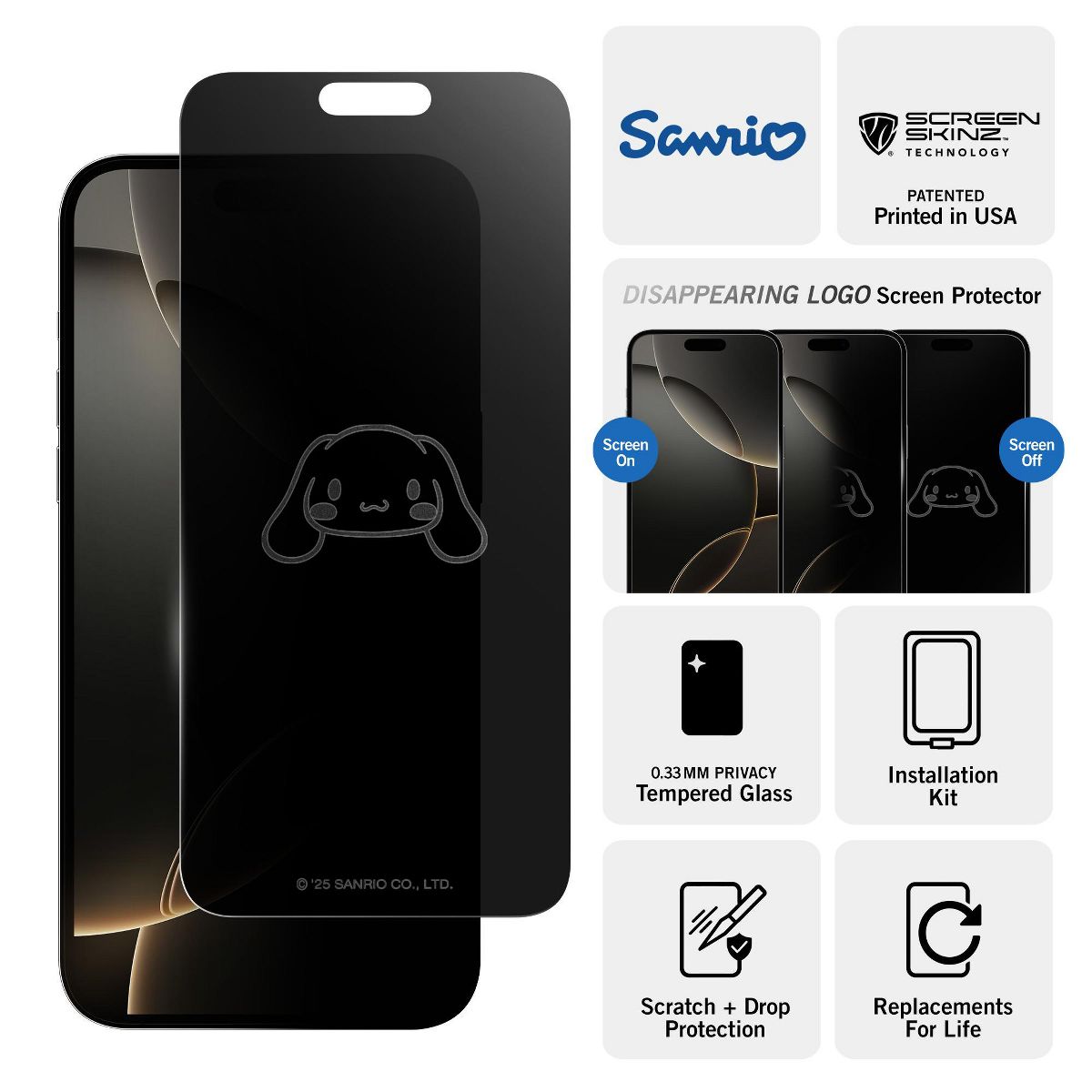 Screen Skinz Cinnamoroll Privacy Screen Protector - thumbnail 3