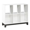 CAVINAS Bookcases for Living Room Kids' Low Bookcase 1pc Children's Wooden Storage Cabinet Book and Toy Storage Organizer with Shelf - 2 of 4