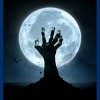 Men's Design By Humans Halloween! Zombie Hand Reaching from Grave T-Shirt By EBCD T-Shirt - 2 of 3