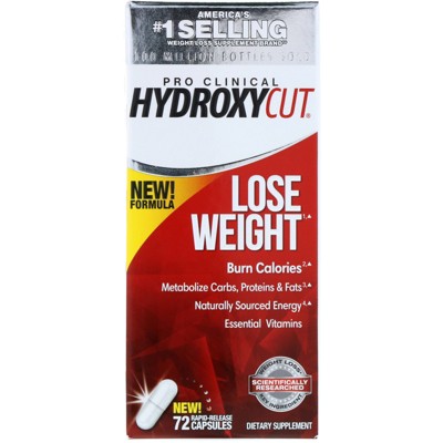 Pro Clinical Hydroxycut, Lose Weight, 72 Rapid-Release Capsules