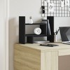 vidaXL Desk Organiser Black 15.2x6.7x15.4" Engineered wood - 3 of 4