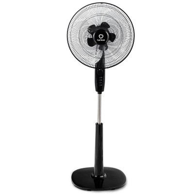 Fantask 16''Oscillating Pedestal Fan 3 Speed Double Blades Height Adjustable