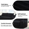 Vynxaria Loveseat Sofa with Memory Foam & Steel Frame - No Assembly, Convertible Design - 4 of 4