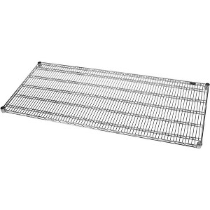 Quantum Storage Systems Wire Shelf, 72"W X 24"D, 1000 Lb. Capacity, Heavy-Duty, Chrome Plated Finish, Nsf - 1 of 1