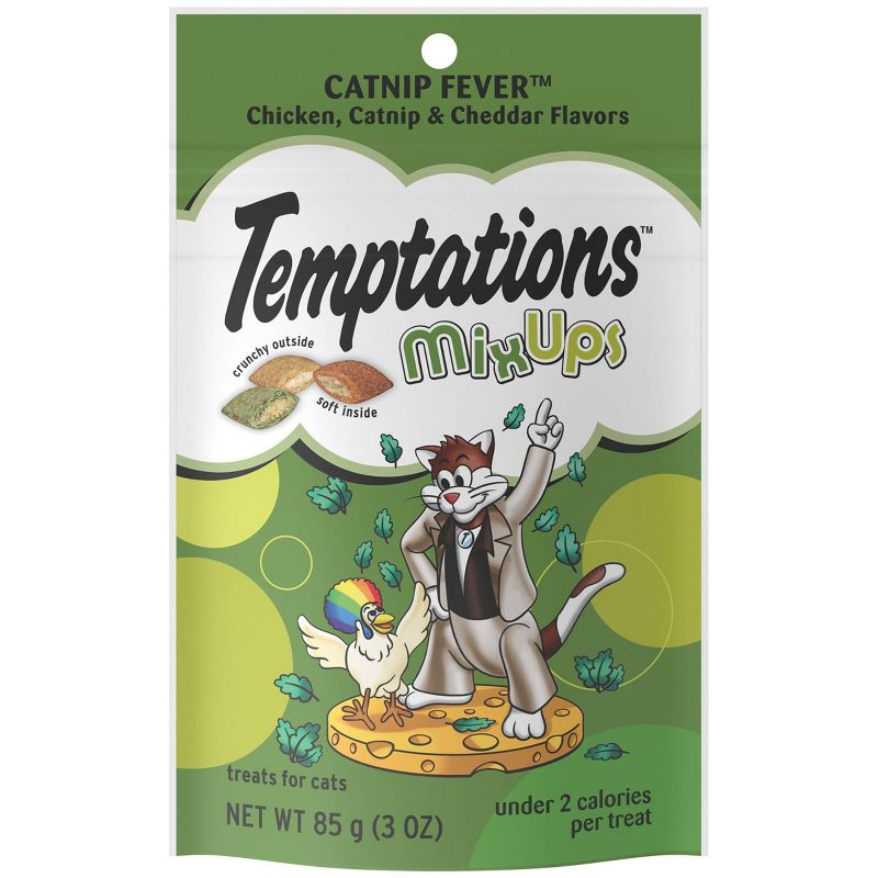Temptations MixUps Chicken, Catnip and Cheese Flavor Crunchy Adult Cat Treats, 1 of 16