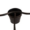 33.75" Old-Fashioned Bicycle Iron Plant Stand Bronze - Zingz & Thingz: Freestanding, Indoor/Outdoor Display - 4 of 4