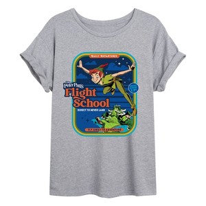 Women's - Peter Pan -  Oversized Graphic T-Shirt - 1 of 4