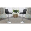 TOAOTBNBOB Adjustable Counter Height Bar Chair, Modern Barstools with Metal Legs, Dining Room Bar Stools with Soft Cushion - 4 of 4