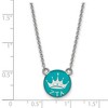 Black Bow Jewelry Sterling Silver Zeta Tau Alpha Greek Life Necklace 18 Inch - 2 of 4