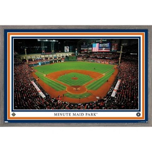 Trends International MLB Houston Astros - Minute Maid Park 22 Framed Wall Poster Prints - 1 of 4