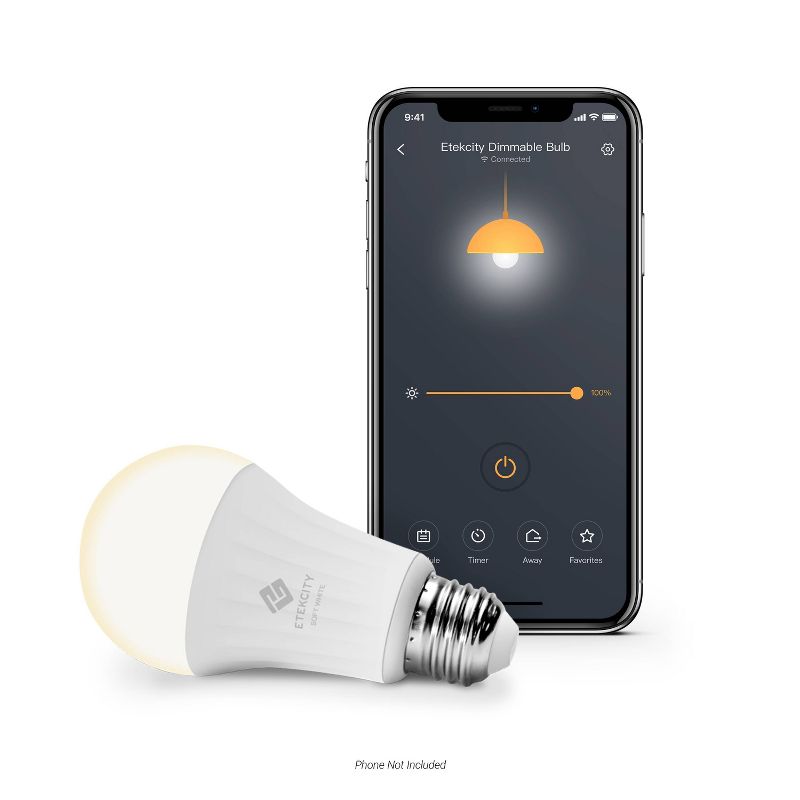 Etekcity 6pk Smart LED Dimmable Light Bulbs Soft White, 2 of 10